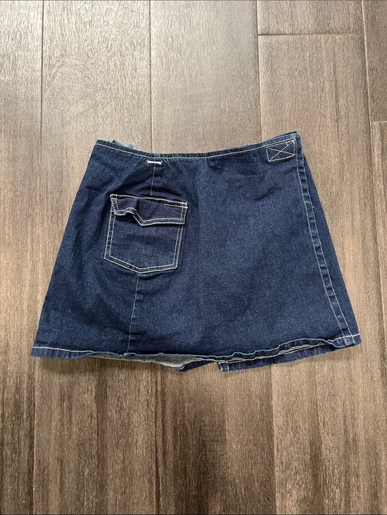 Arizona Jean Company Other - Arizona Jean Company Dark Blue Denim Mini Skirt with Patch Pocket